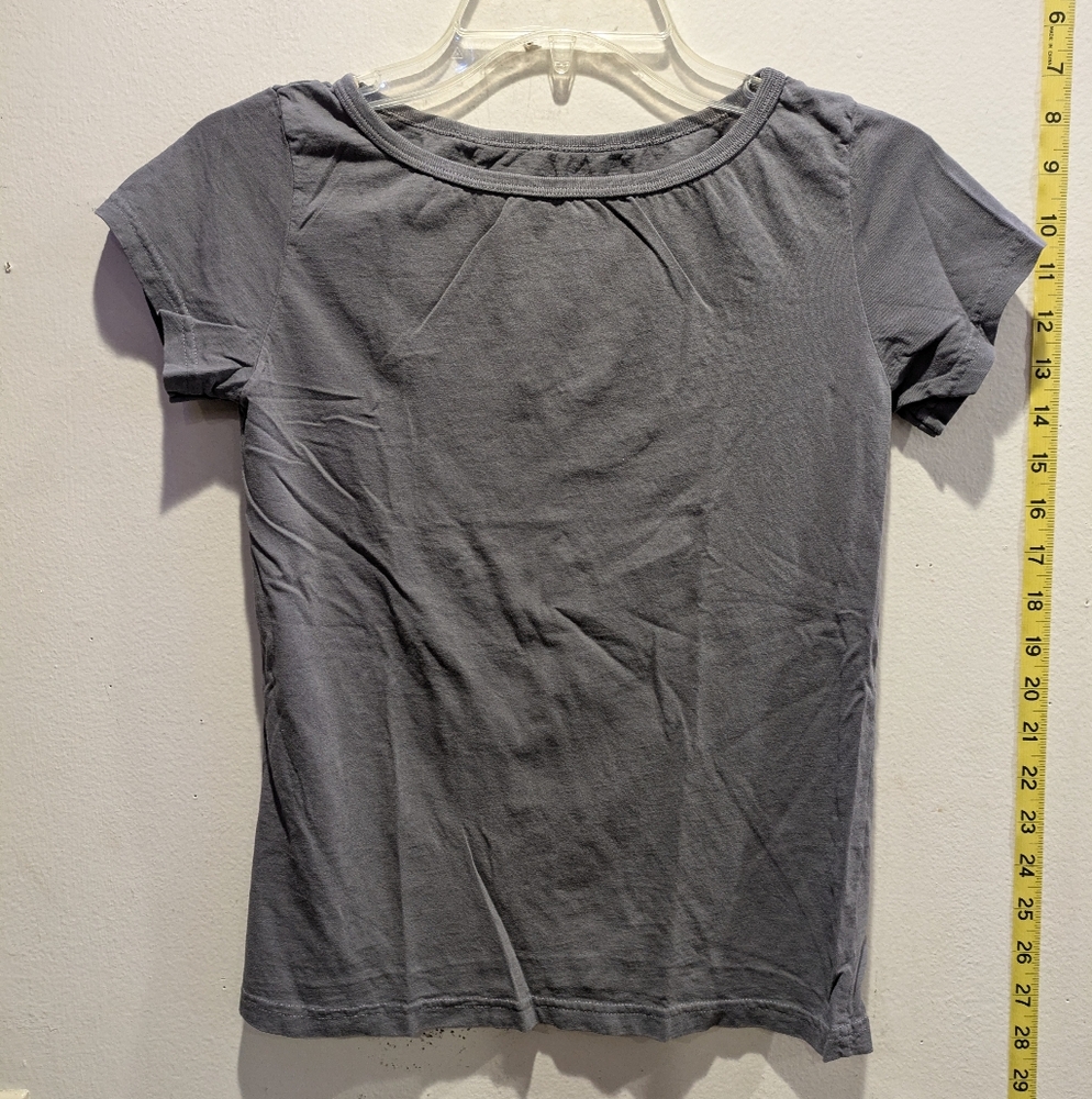 Brandy Melville Gray Short Sleeve Tee Size 16